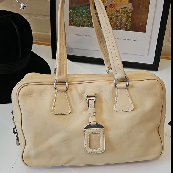 Prada Vintage Calfskin Leather Boston Bag - Picture 13 of 16